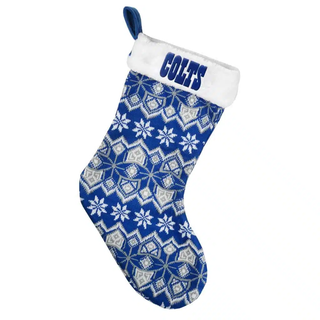 Indianapolis Colts 2015 Knit Christmas Stocking
