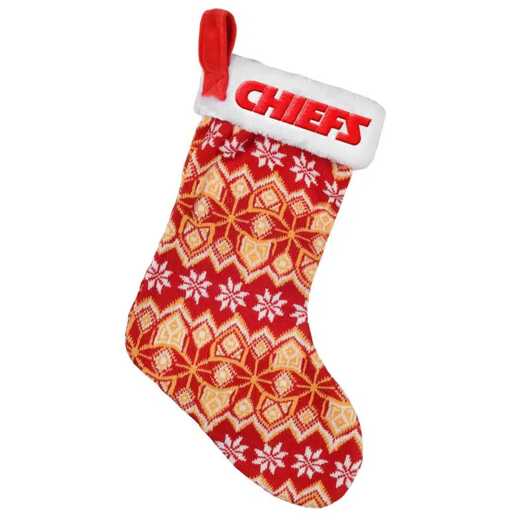 Kansas City Chiefs 2015 Knit Christmas Stocking