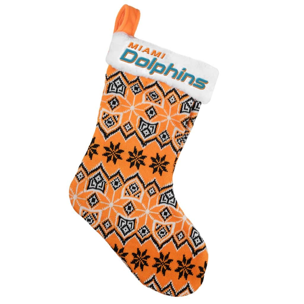 Miami Dolphins 2015 Knit Christmas Stocking