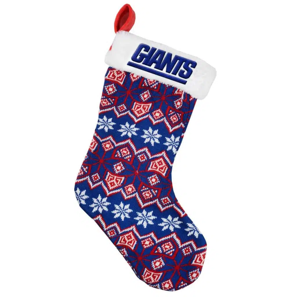 New York Giants 2015 Knit Christmas Stocking