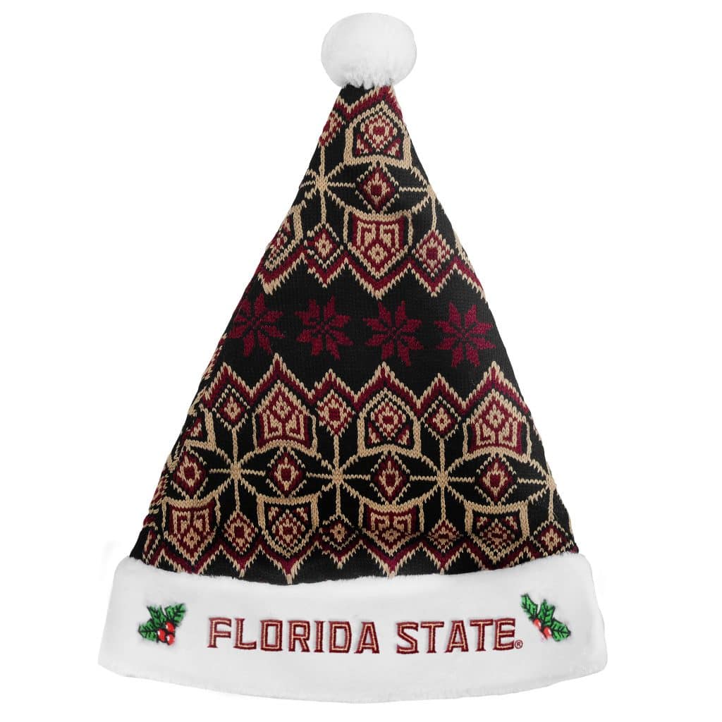 Florida State Seminoles 2015 Knit Christmas Santa Hat