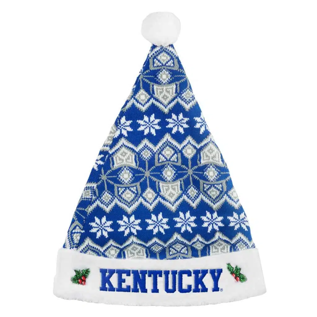 Kentucky Wildcats 2015 Knit Christmas Santa Hat