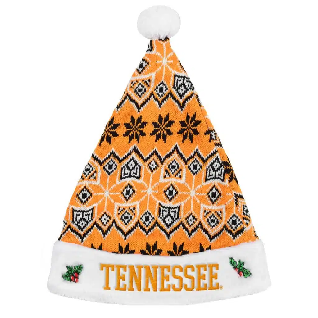 Tennessee Volunteers 2015 Knit Christmas Santa Hat
