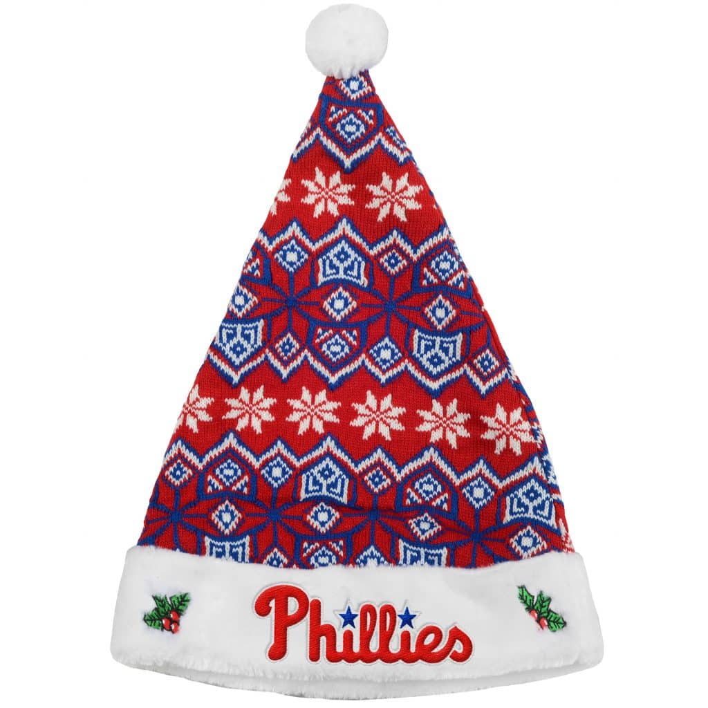 Philadelphia Phillies 2015 Knit Christmas Santa Hat