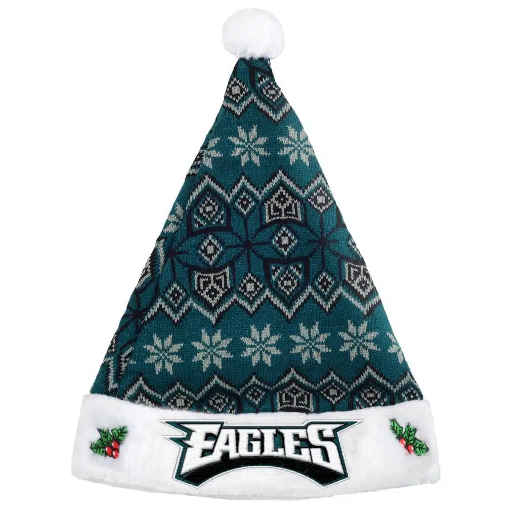 Philadelphia Eagles 2015 Knit Christmas Santa Hat