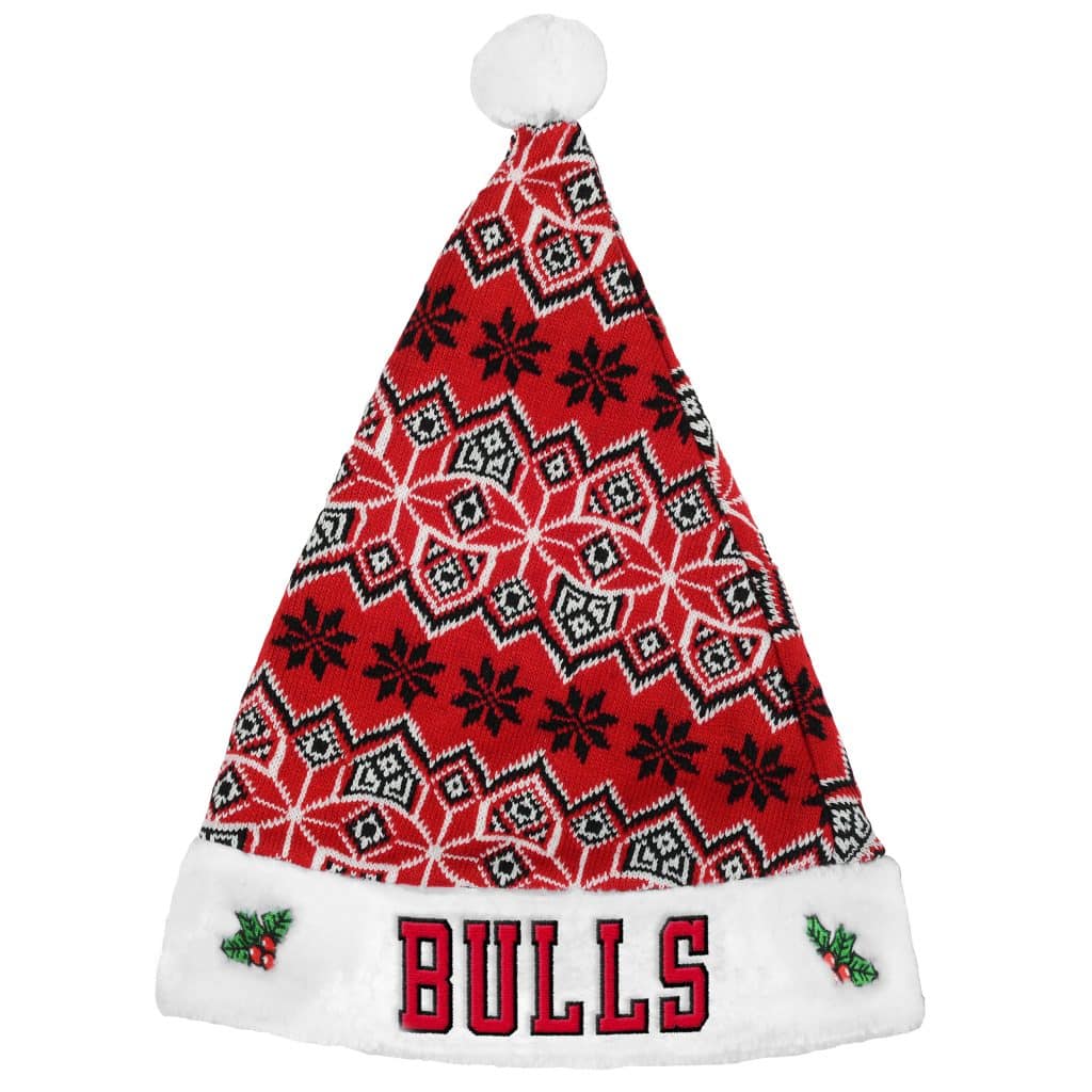 Chicago Bulls 2015 Knit Christmas Santa Hat