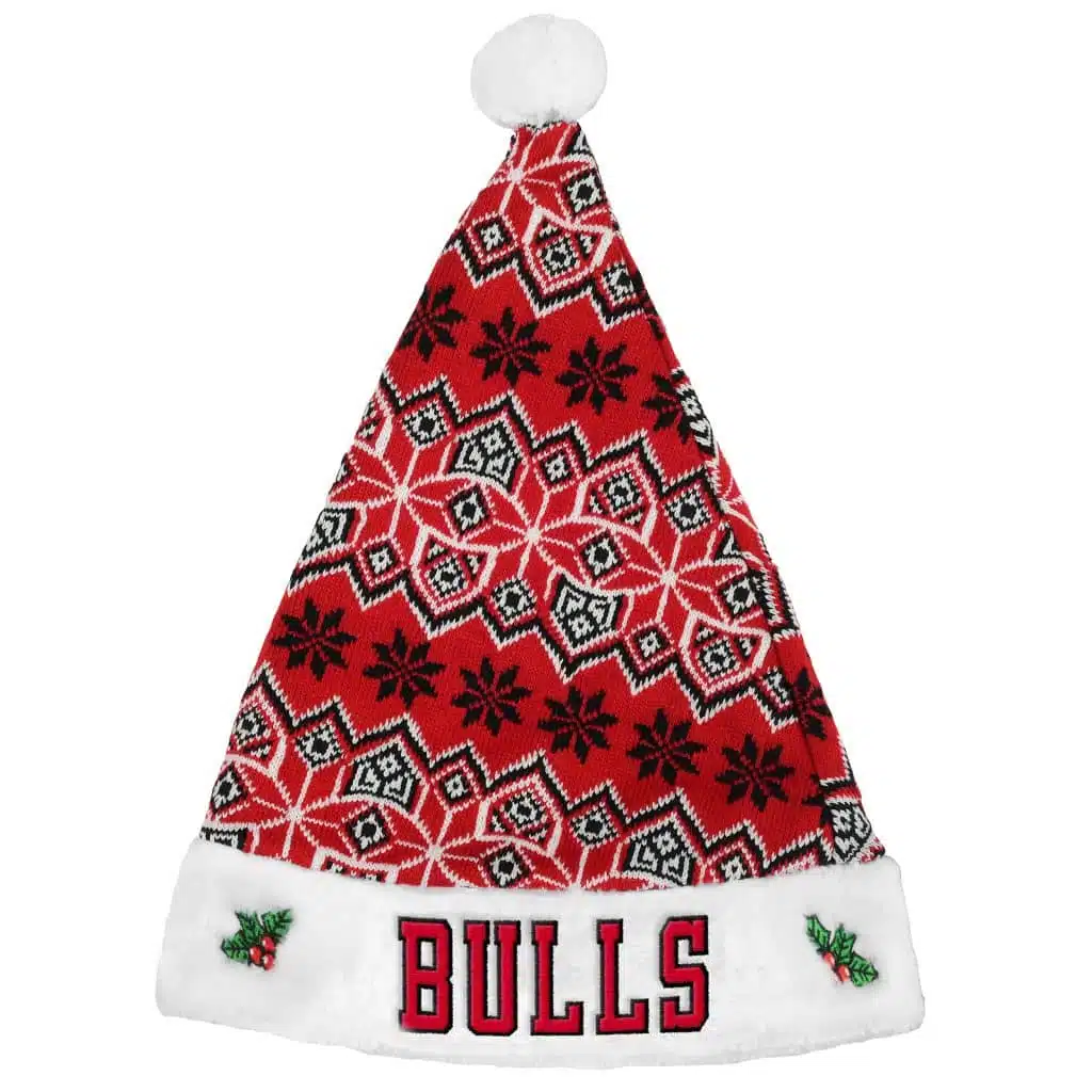 Chicago Bulls 2015 Knit Christmas Santa Hat