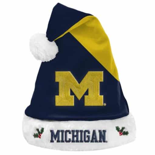 Michigan Wolverines 2020 Christmas Santa Hat
