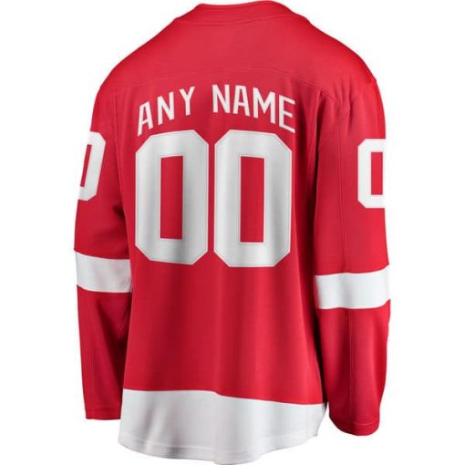 Detroit Red Wings CUSTOM Youth Replica Home Jersey