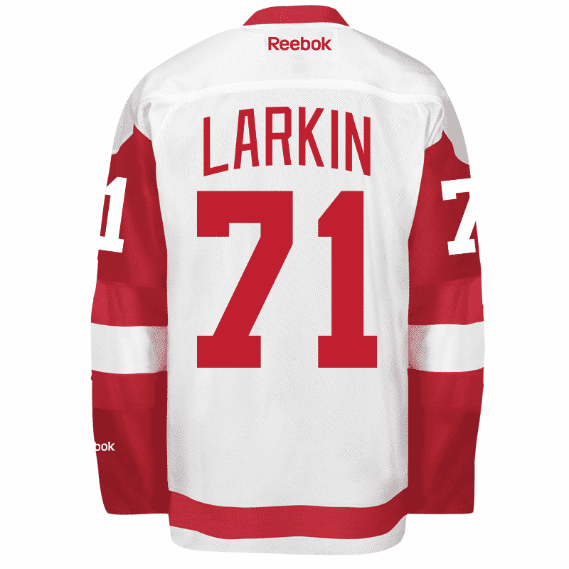 Dylan Larkin Detroit Red Wings Reebok Premier Road Jersey - Detroit Game Gear
