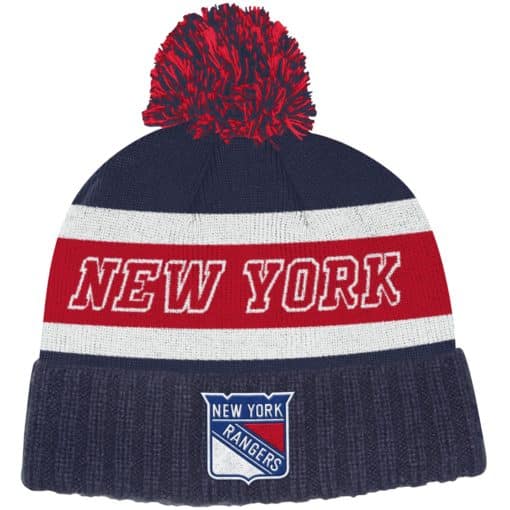 New York Rangers Adidas Dark Blue Cuff Knit Hat