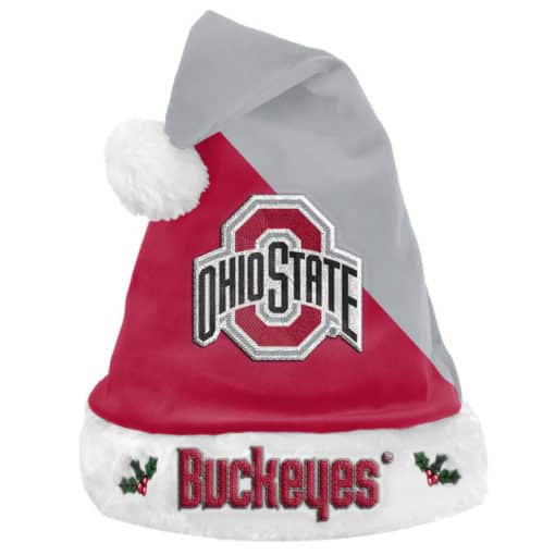 Ohio State Buckeyes 2020 Christmas Santa Hat