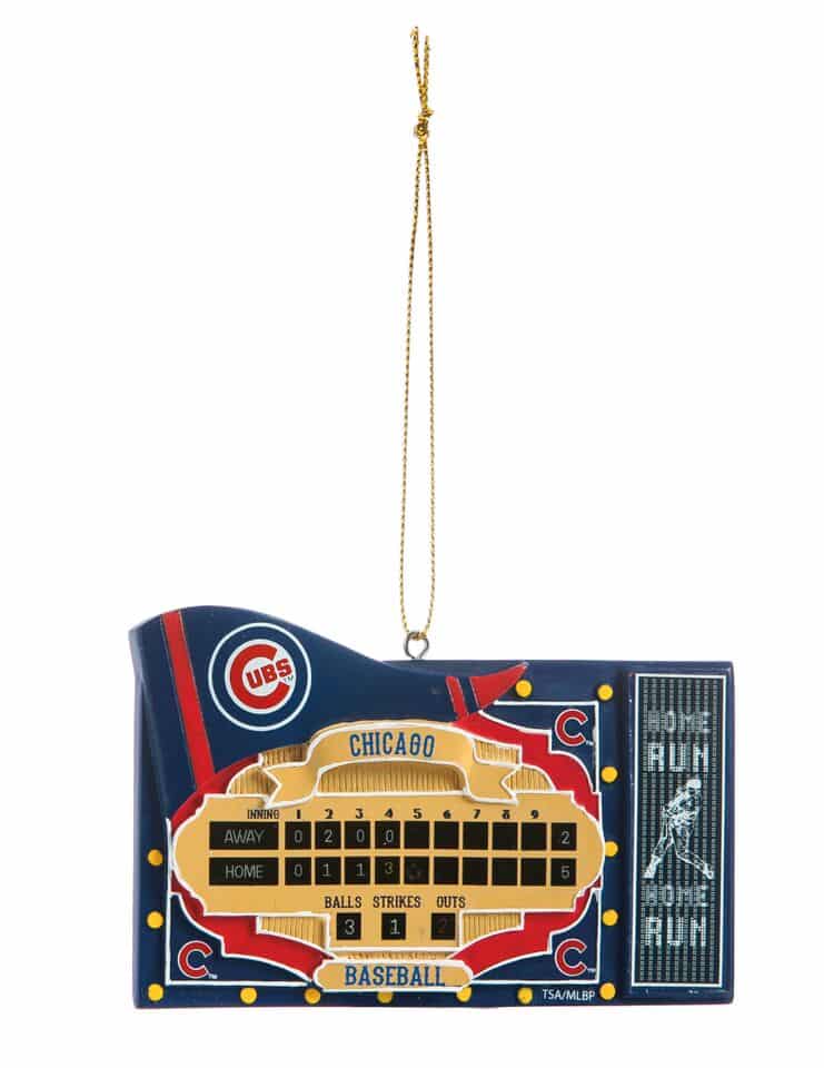 Chicago Cubs Scoreboard Ornament