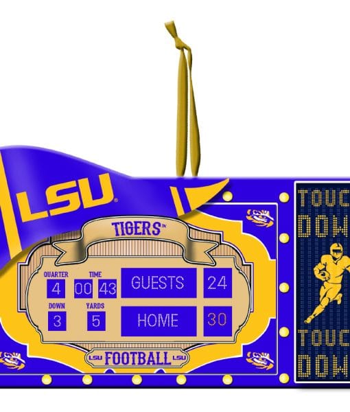 lsu tigers scoreboard ornament detroit game gear lsu ornaments christmas