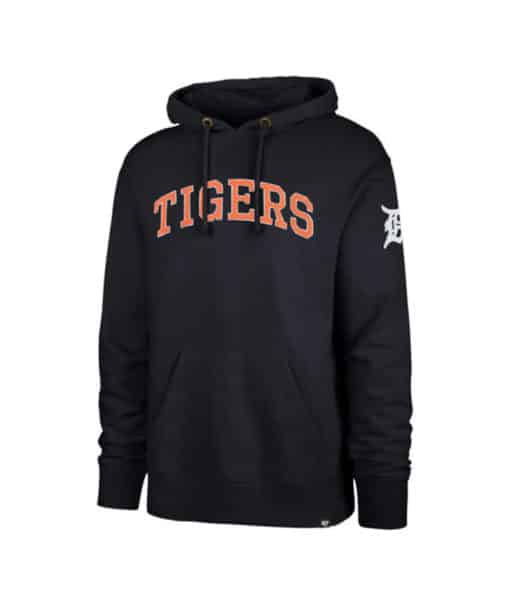 Detroit Tigers Men's 47 Brand Navy Striker Pullover Hoodie