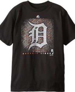 Detroit Tigers Youth Black T-Shirt