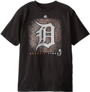 Detroit Tigers Youth Black T-Shirt