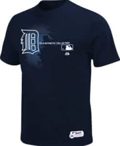 Detroit Tigers Youth D Logo Navy Blue T-Shirt