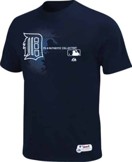 Detroit Tigers Youth D Logo Navy Blue T-Shirt