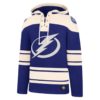 Tampa Bay Lightning Men's 47 Brand Blue Pullover Jersey Hoodie