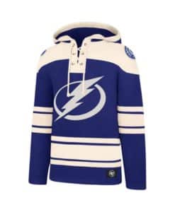 Tampa Bay Lightning Men's 47 Brand Blue Pullover Jersey Hoodie
