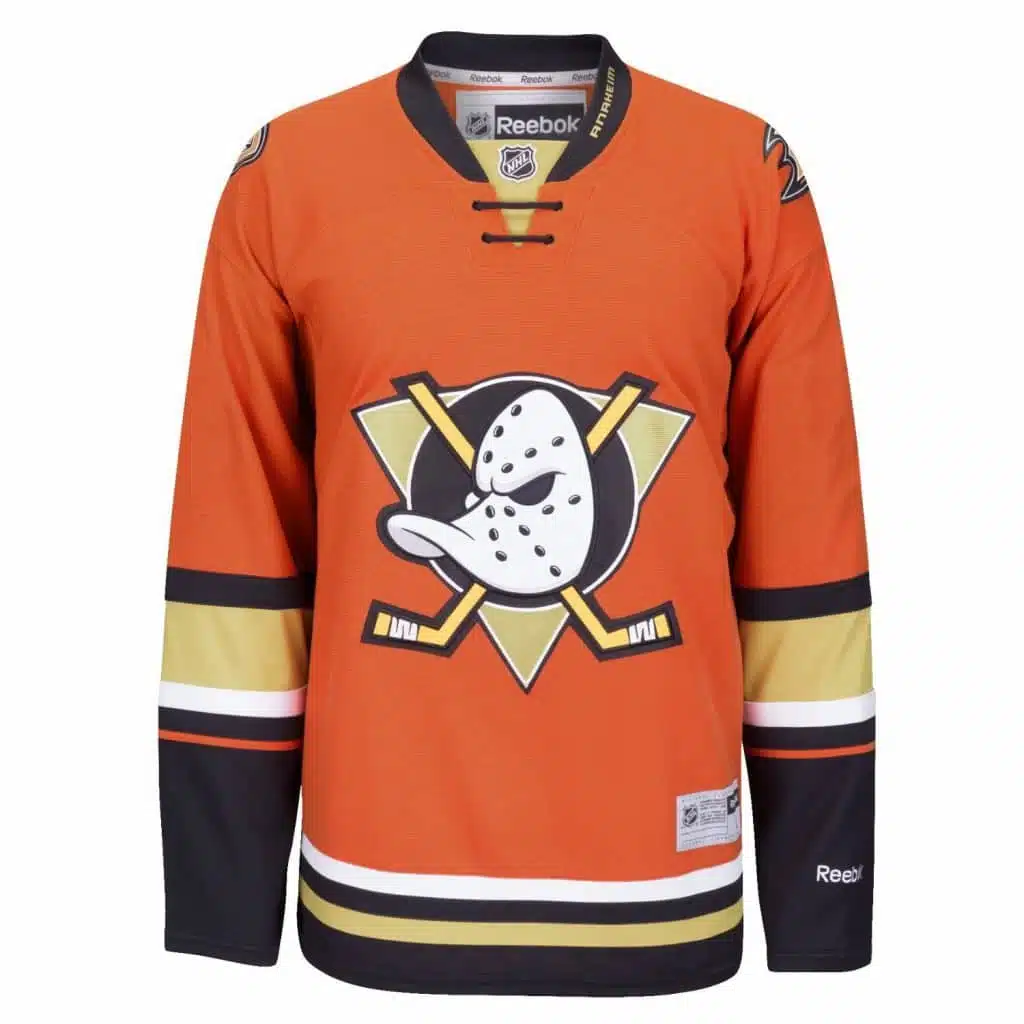 Anaheim Ducks Adult Reebok Premier Alternate Jersey