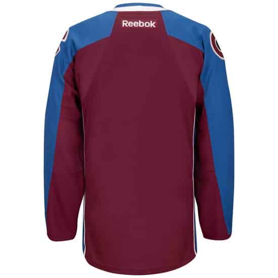 Colorado Avalanche Adult Reebok Premier Home Jersey Detroit Game Gear