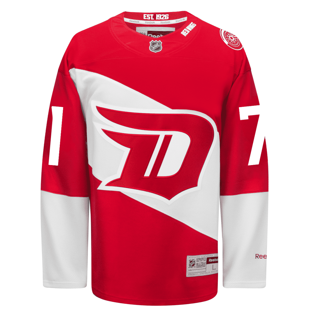 dylan larkin stadium series jersey