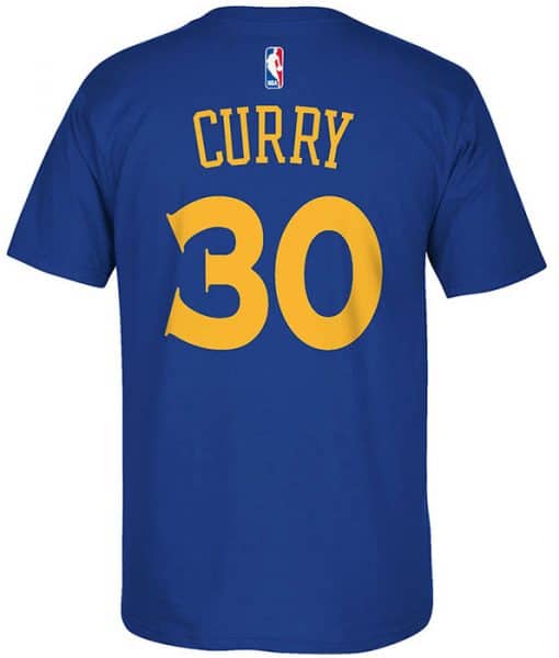Stephen Curry Adidas Blue Player Tee T-Shirt - Detroit Game Gear