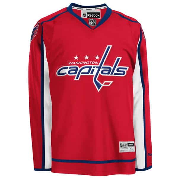 Washington Capitals Adult Reebok Premier Home Jersey