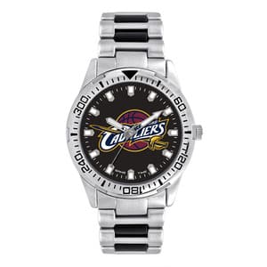 Cleveland Cavaliers Mens Quartz Analog Silver Heavy Hitter Watch