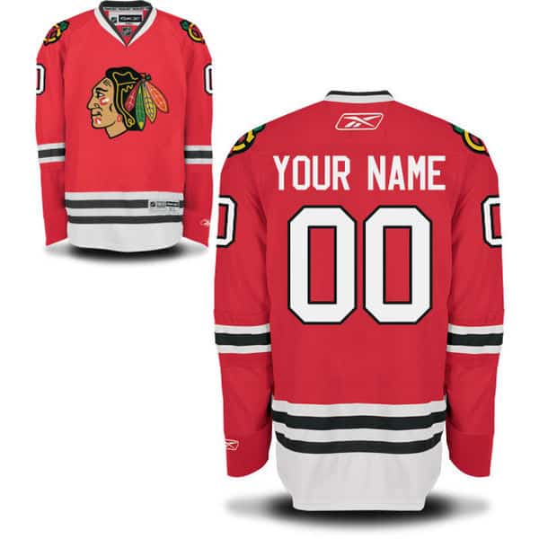 chicago blackhawks custom jersey