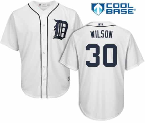 Alex Wilson Detroit Tigers Cool Base Replica Home Jersey