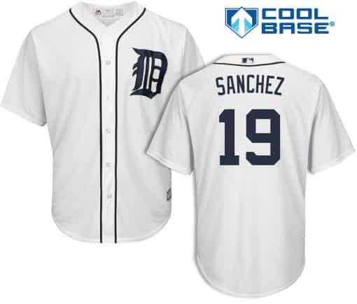 Anibal Sanchez Detroit Tigers Cool Base Replica Home Jersey