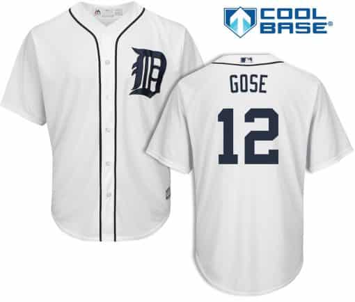 Anthony Gose Detroit Tigers Cool Base Replica Home Jersey