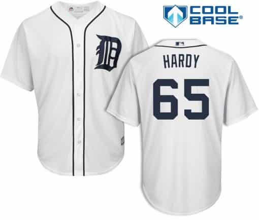 Blaine Hardy Detroit Tigers Cool Base Replica Home Jersey