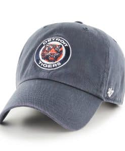 Detroit Tigers 47 Brand Cooperstown Vintage Navy Clean Up Adjustable Hat