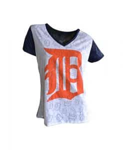 Detroit Tigers Womens Cameo Shirt