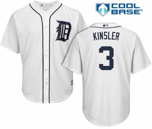 Ian Kinsler Detroit Tigers Cool Base Replica Home Jersey