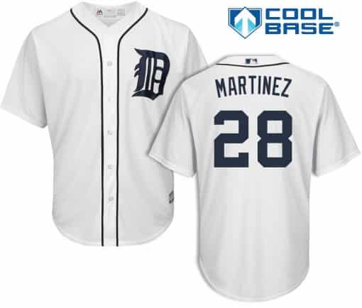 J.D. Martinez Detroit Tigers Cool Base Replica Home Jersey