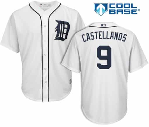 Nick Castellanos Detroit Tigers Cool Base Replica Home Jersey