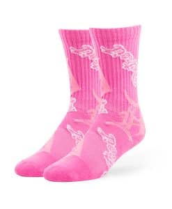 Detroit Tigers 47 Brand MEDIUM Pink Sport Socks