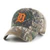 Detroit Tigers 47 Brand Realtree Camo Clean Up Adjustable Hat