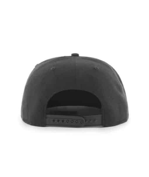 Detroit Tigers 47 Brand Black No Shot Snapback Hat - Image 2