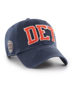Detroit Tigers 47 Brand Cooperstown Navy Hand Off Clean Up Adjustable Hat