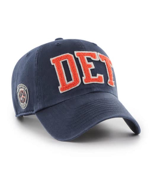 Detroit Tigers 47 Brand Cooperstown Navy Hand Off Clean Up Adjustable Hat