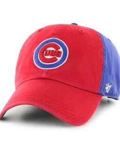 Chicago Cubs 47 Brand Red Blue Clean Up Adjustable Hat