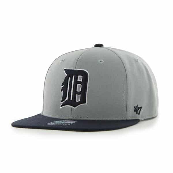 Detroit Tigers Gray Navy Two Tone Snapback Adjustable Hat