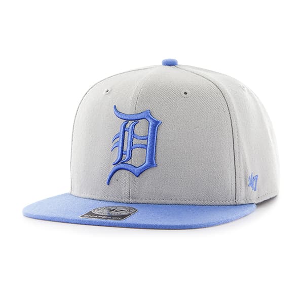 Detroit Tigers 47 Brand Gray Blue Two Tone Snapback Adjustable Hat