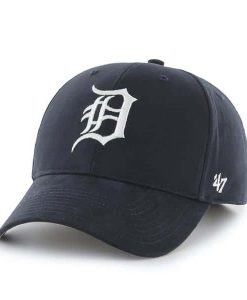 Lids Detroit Tigers '47 Home Patch Cuffed Knit Hat with Pom - Natural